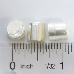 picture of silver evaporation slugs