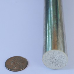 picture of coin silver rod 1.00 inch diameter